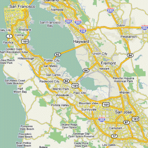 Silicon Valley Map