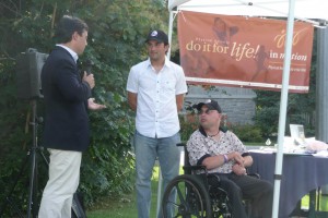 Jonathan and Terry with Michael Chong, MP