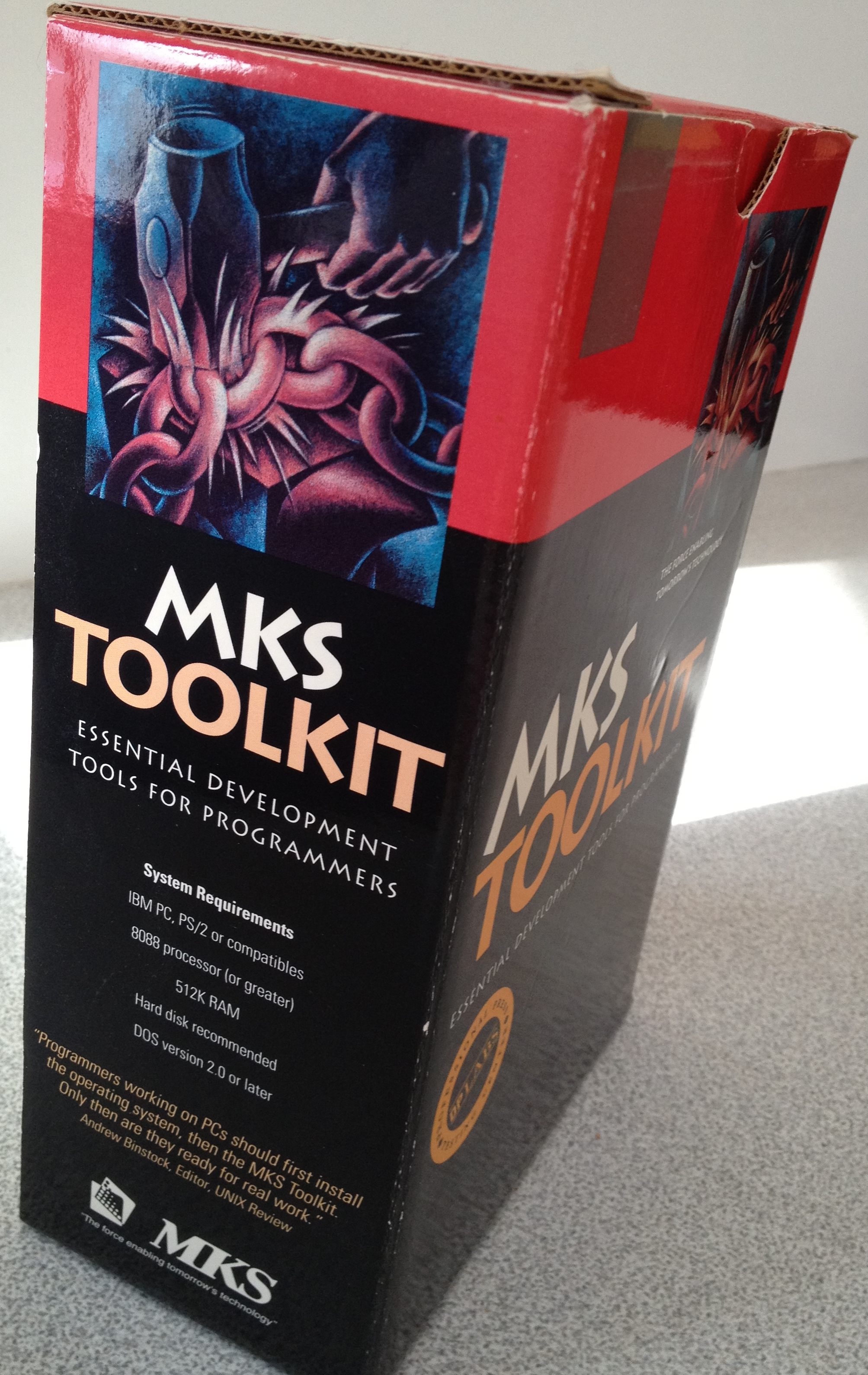 MKS Toolkit More Professionally Packaged (circa 1988)